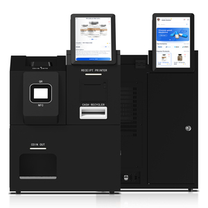 Siêu chi phí-hiệu quả 10.1inch xử lý máy tự thanh toán truy cập chấp nhận tiền mặt tái chế cho nhà hàng trung tâm mua sắm - Product Image 4