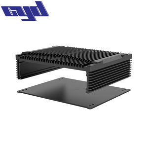 Nhà máy các nhà sản xuất OEM ODM tùy biến chia cơ thể Anodized Hợp kim nhôm đùn khuếch đại hộp điện tử bao vây - Product Image 6