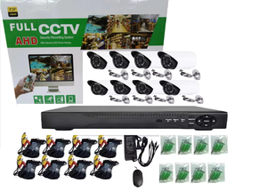 8CH KIT sistema di telecamere CCTV visione notturna a infrarossi 3.6mm obiettivo P2P XVR 6 in 1 cablato 8 telecamere Kit telecamera di sicurezza - Product Image 2