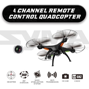 オリジナルSYMAX5SWRCドローン4CHリモートコントロールヘリコプター (WiFiカメラ付き) リアルタイムFPV送信クワッドコプタードローン初心者