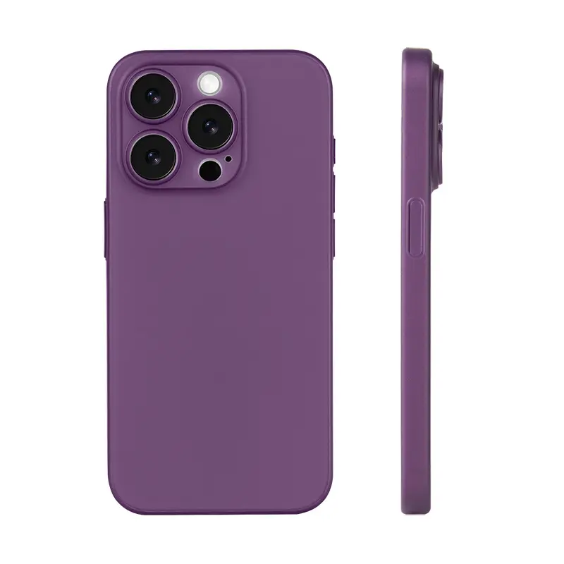 卸売フロストケースフルカメラ保護iPhone15シリーズ用ボタン付き超薄型マットPP電話ケース