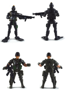 6-in-1 S .w.a. t. ชุดทหารของเล่นสำหรับเด็ก3 + พร้อมปืนเหมาะสำหรับผู้บัญชาการทหารที่ต้องการ - Product Image 4