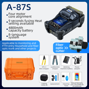Fusion Splicer A87S Black Welding Machine Automatic Optical Fiber Splicing Machine with VFL Skl 87s - Product Image 2