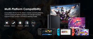 PS5 dövüş oyunu sopa için Leverless denetleyici PS4 için 16 tuşları tüm düğme Arcade denetleyicisi/PS3/PC/anahtarı/Android/buhar - Product Image 2