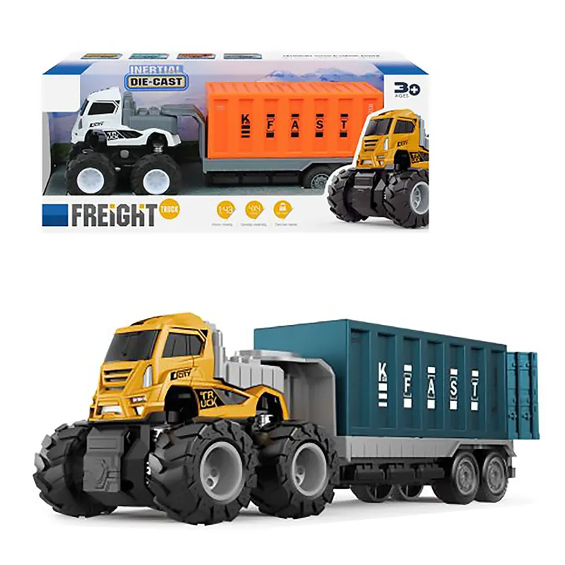 Coche De Juguete Design 4WD Inertia Diecast Truck Toy Metal Kids Toy Car Alloy Model Truck