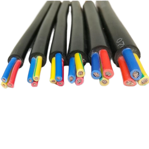 Bakır çekirdek RVV2 3 4 telli güç kablosu 1.5 2.5 4 kare kılıflı su geçirmez kontrol elektrik teli endüstriyel kullanım için PVC 6mm O.D. - Product Image 3