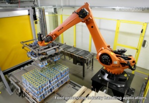 KUKA <strong>Robot</strong> Palletizing <strong>System</strong> - Automated Material <strong>Handling</strong> Solution for Logistics, Warehousing <strong>and</strong> Production Line Integration - Product Image 2