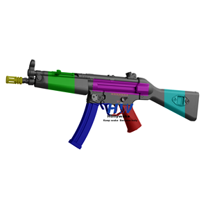 ปืนยิงเจล V2 MP5 SJ ปลอกกระสุนไฟฟ้าแบบนิ่มชุดยิงพลาสติก - Product Image 1
