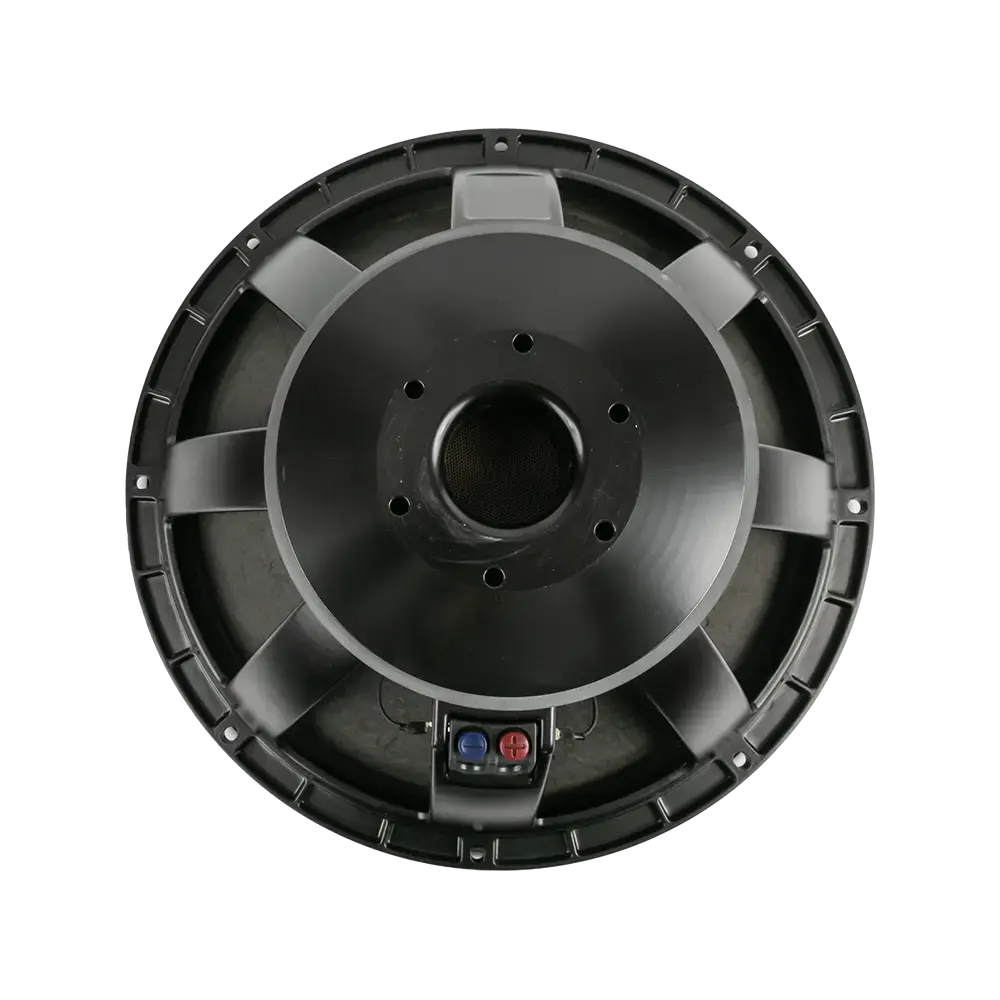 Prezzo ragionevole 18''woofer 1200W RMS potenza altoparlante nero 100mm bobina vocale woofer altoparlanti professionali