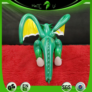 Hongyi oyuncak binmek şişme yeşil ejderha kanat özel şişme gıcırtılı ejderha modeli ile eğlenceli - Product Image 6