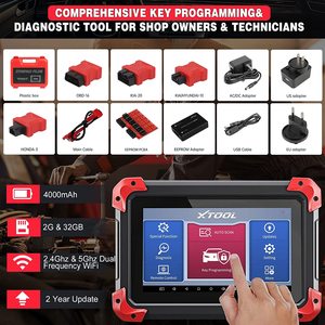 XTOOL <span class=keywords><strong>X100</strong></span> כרית בתוספת רכב מפתח מתכנת אוטומטי כלי אבחון קוד Reader עדכון באינטרנט X-100 כרית