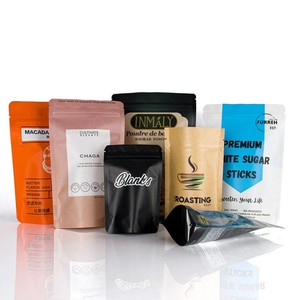 Özel baskılı kahve ambalajı Stand up emzikli kese yeniden kullanılabilir Doy kese uygun depolama için Stand ile - Product Image 4