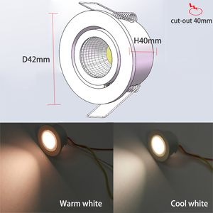 Benory DC 24V 3w 60D Mini Small Cct Adjustable <strong>Led</strong> Downlight for Knx Dali Dimmer <strong>PWM</strong> Loxone Dimmable <strong>DMX512</strong> <strong>Controller</strong> - Product Image 3