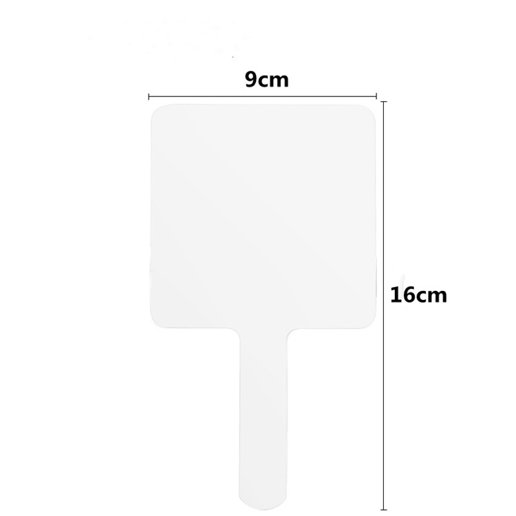 Miroir à main blanc