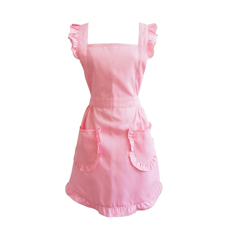 Pink one-piece apron