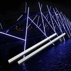 5050RGB sütlü kemerli kapak LED sahne DJ piksel çubuk 12V 24V DMX512 kontrol modu 10W-15W beyaz lazer projeksiyon gece kulübü için - Product Image 2