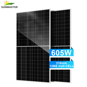 家用全黑半电池光伏单400瓦540瓦5kw 10kw 15kw模块功率太阳能电池板价格在巴基斯坦 - Product Image 1