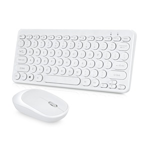 Combo de teclado y ratón inalámbricos de 2,4G, juego de teclado y ratón inalámbricos silenciosos USB para múltiples dispositivos para PC - Product Image 1