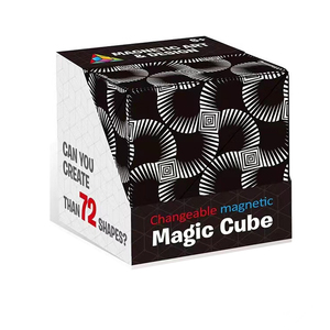 Puzzle magnetico cubo magico decompressione cubo stella Fidget cubo con 8 magneti incorporati raffreddano Mini Gadget Stress sollievo dall'ansia - Product Image 1