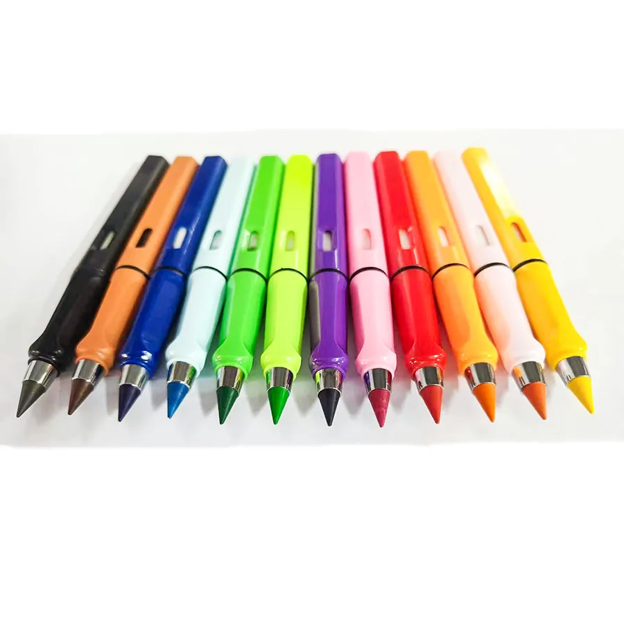 Ingrosso 12 colori grafite senza inchiostro matita magica eterna scrittura illimitata per bambini matite colorate infinito