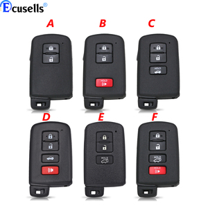 Custodia per chiave auto a distanza a 2/3/4 pulsanti per Toyota Camry Corolla Avalon Rav4 Land Cruiser Smart Key - Product Image 1