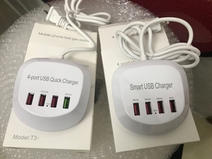 5V 4A 7.2A 4 Port 18w 36w Qc3.0 Fast Charging Desk Placed Multi Usb Charger 4-port Usb Charging Station <strong>US</strong> EU UK <strong>AU</strong> <strong>Plug</strong> - Product Image 6