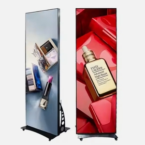 P1.8 P2.5 hareketli dijital Poster reklam LED ekran kapalı açık LED Video duvar standı dijital LED alışveriş merkezi için - Product Image 6
