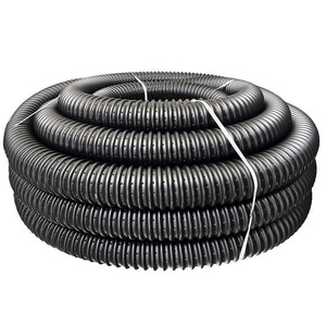 HDPE yüksek yoğunluklu polietilen oluklu delikli yivli drenaj plastik boru yeni tip hafif dayanıklı malzeme - Product Image 1