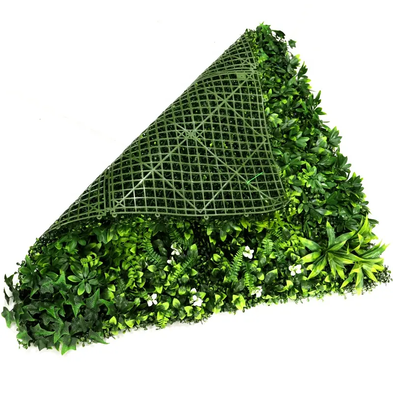 high quality vertical green wall plant artificial boxwood hedge panels for wholesale
