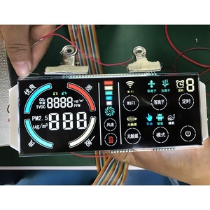 Hochwertiges Farbsiebdruck-Siebdruck-Weitwinkel feld Anpassen des VA-LCD-Sieben-Segment-VA-VATN-LCD-Displays Benutzer definiert - Product Image 1