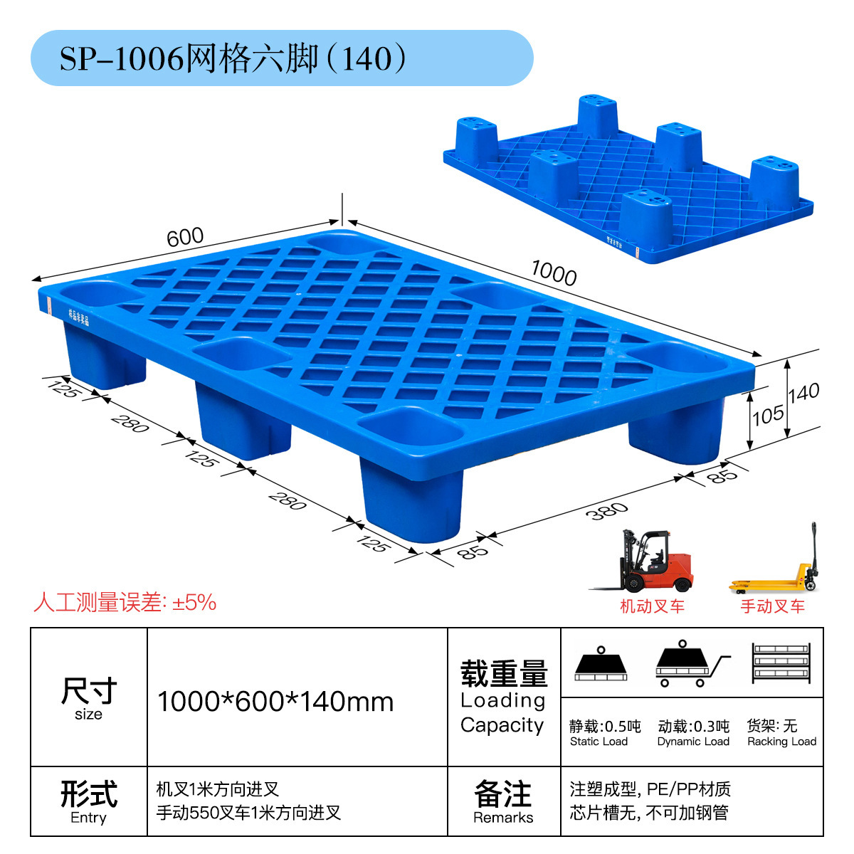 1006 mesh six-pin 1000*600*140