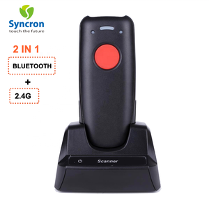 ราคาถูก1D CCD ไร้สาย1500Ahm ชาร์จ16เมตรสำหรับ Android และ IOS มินิสีฟ้า-Tooths เครื่องสแกนบาร์โค้ด - Product Image 2