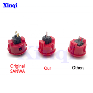 Высококачественная Аркада Sanwa кнопочный переключатель OBSF-33 для DIY Pandora box Fighting Stick PC Raspberry Game - Product Image 4