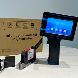 TZ palmare macchina da stampa a getto d'inchiostro Batch di codifica bottiglia timbro di scadenza QR Coder TIJ stampante a getto a mano
