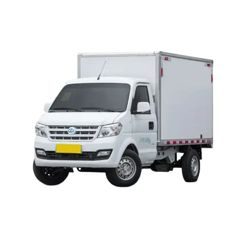 Deposit Dongfeng Rich EC31 Mini Refrigerator Trucks Small Food Truck Electric Van Adults Freezer Cargo Van Cheap Used Cars Sale