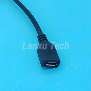USB Micro B Male to Female Extension on off Push Button 501 Switch Cable - Product Image 5
