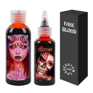 Halloween Faux Plasma Kunstblut Artificielle Sangre Falsa Vieux Sang Sang Frais SFX Personnalisable Bouteille Sang - Product Image 3