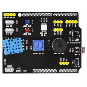 DHT11 LM35 sensore di umidità di temperatura multifunzione adattatore scheda di espansione per Arduino UNO R3 RGB LED IR ricevitore