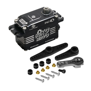 50kg High Torque Low Profile <strong>Servo</strong> High Speed Brushless Helical Gear Programmable <strong>Servo</strong> for 1/8 1/10 RC Car Off-Road Truck