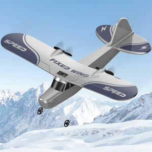 2.4G RCセスナ飛行機グライダーEPPフォーム固定翼フラインググライダー飛行機おもちゃLEDライト付き