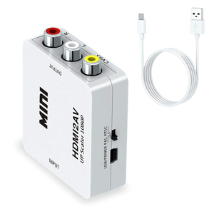 1080p HDMI2AV HDTV a AV RCA Adaptador de audio y video Compuesto CVBS Video Convertidor de audio Divisor y convertidores de audio