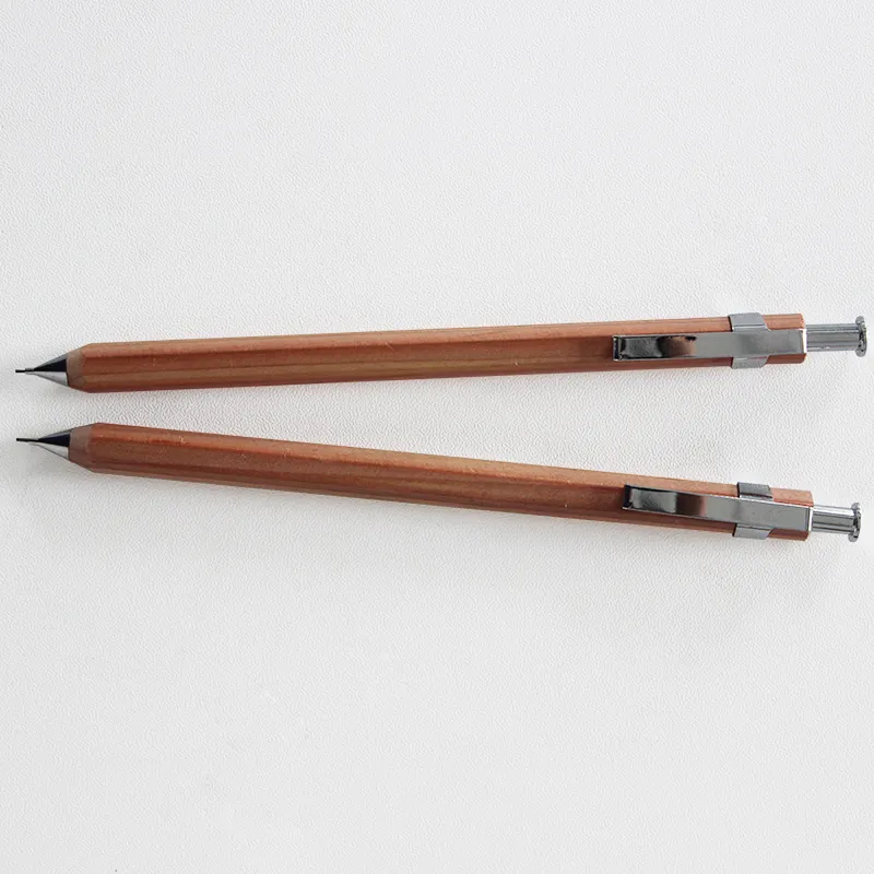 고품질 0.5mm 0.7mm 무료 샘플 금속 자동 나무 기계식 연필