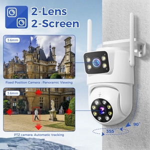 6mp 16 Channel Nvr 5GHz H.265 Dual Lens PTZ Human Motion Tracking Dome <strong>Wireless</strong> Security WiFi CCTV Camera <strong>System</strong> Outdoor - Product Image 4