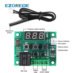 XH-W1209 <strong>Temperature</strong> <strong>Controller</strong> Module <strong>with</strong> Case LED Display Digital Thermostat Module <strong>with</strong> Waterproof <strong>NTC</strong> Probe - Product Image 3