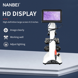 带发光二极管灯的廉价学生水产养殖实验室高清屏幕光学生物显微镜 - Product Image 4