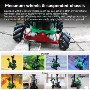 ROSMASTER X3 artı ROS Robot Python programlama Jetson NANO 4GB Orin NX süper Orin NANO süper ahududu Pi 5
