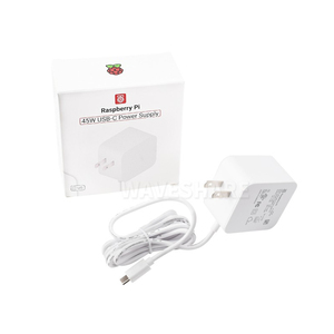 Ufficiale 45W USB tipo-C alimentatore per Raspberry Pi 5 colore bianco noi spina lampone Pi ufficiale adatto per Raspberry Pi 5 - Product Image 5