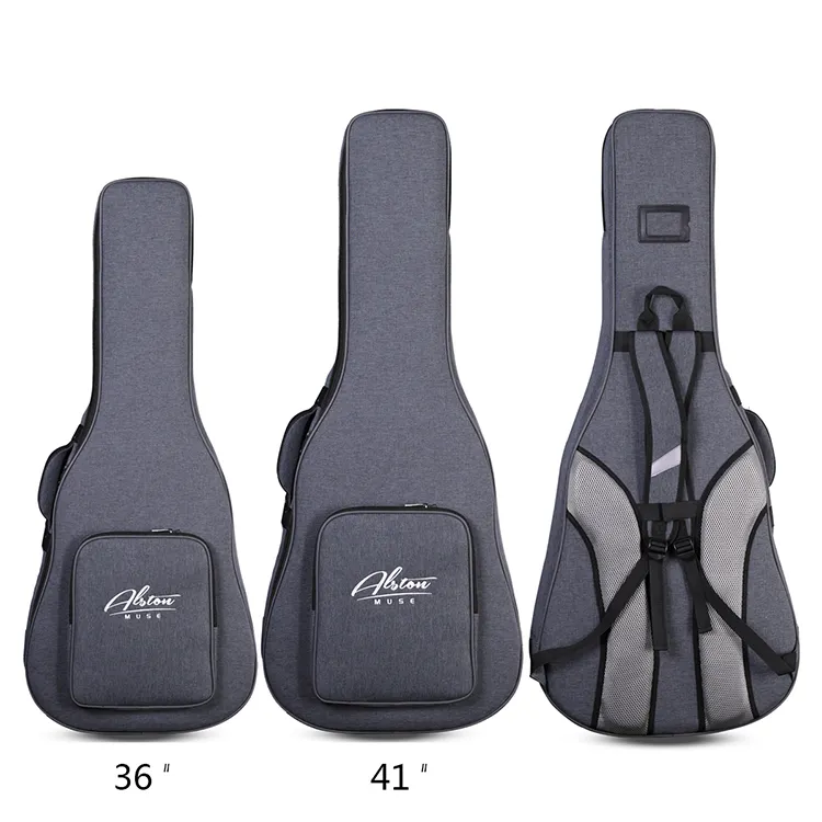 Großhandel individuell verstärkt 36" 39" 41" Zoll 30mm verdickte Polsterung hochwertige Akustikgitarren klassische Gitarrenetui B-4120