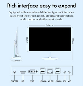 Sharerdp Custom Best Core I3 I5 I7 10110U 1115G4 21.5 Inch 27 Inch Allinone <strong>Desktop</strong> <strong>Computer</strong> All <strong>in</strong> One Barebone PC Comput - Product Image 3