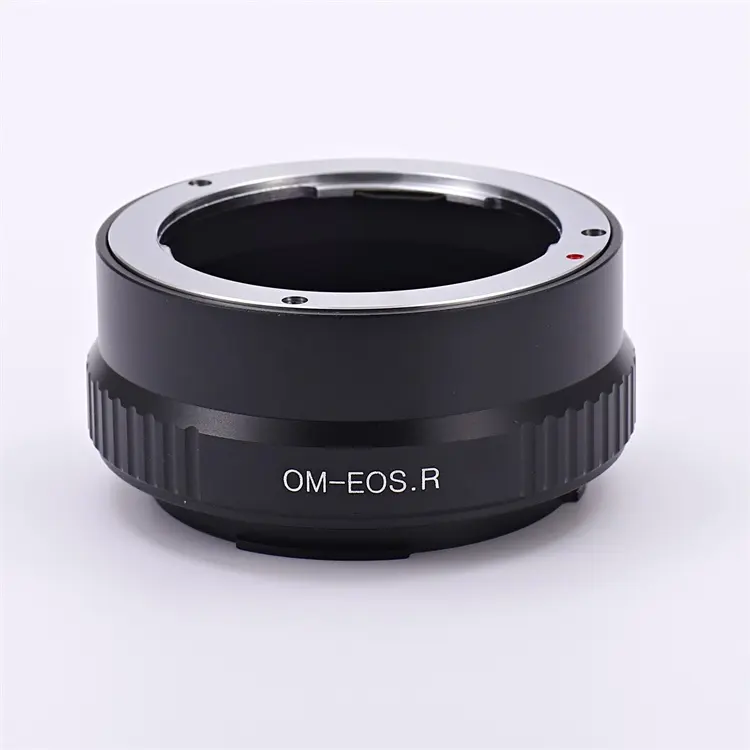 Lens montaj adaptörü halka Olympus Film OM 4/3 Lens ve Canon EOS R EOSR RF aynasız kamera gövdesi OM-RF OM-EOSR adaptörü